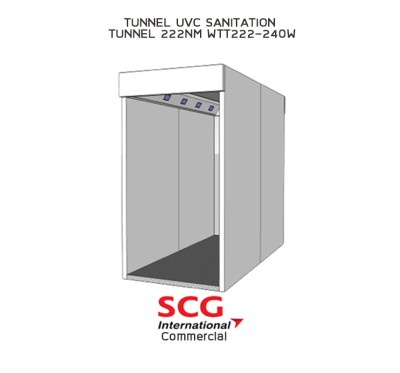 อุโมงค์ฆ่าเชื้อไวรัส UVC SANITATION TUNNEL 222NM WTT222-240W 1Y.